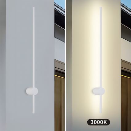Brilagi - Applique LED da esterno AURA LED/20W/230V 3000K IP54 97 cm bianco CRI 90
