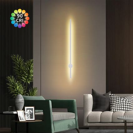 Brilagi - Applique LED da esterno AURA LED/20W/230V 3000K IP54 97 cm bianco CRI 90