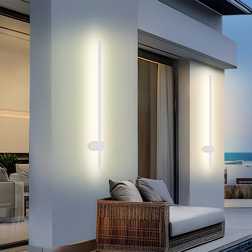 Brilagi - Applique LED da esterno AURA LED/20W/230V 3000K IP54 97 cm bianco CRI 90