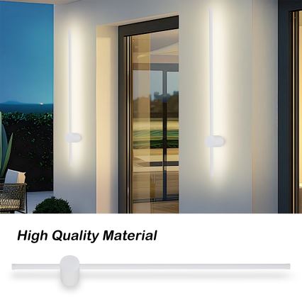 Brilagi - Applique LED da esterno AURA LED/20W/230V 3000K IP54 97 cm bianco CRI 90