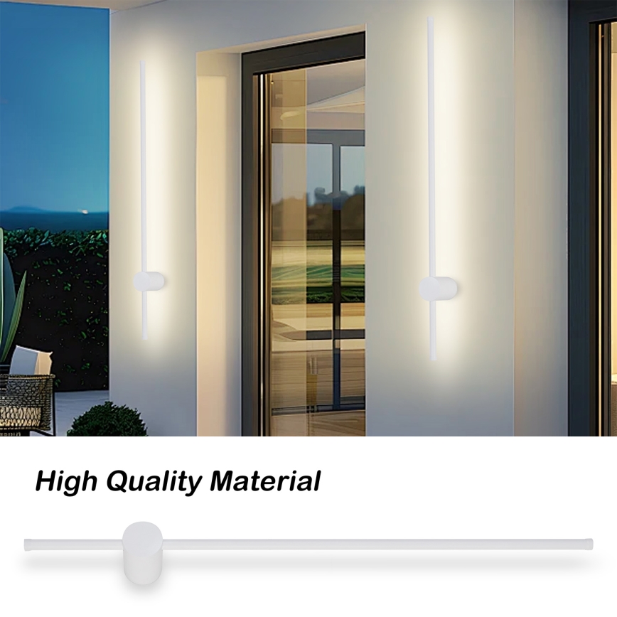 Brilagi - Applique LED da esterno AURA LED/20W/230V 3000K IP54 97 cm bianco CRI 90