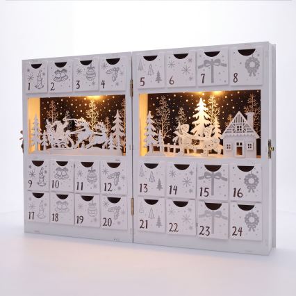 BRILAGI - Calendario dell'Avvento a LED/2xAA