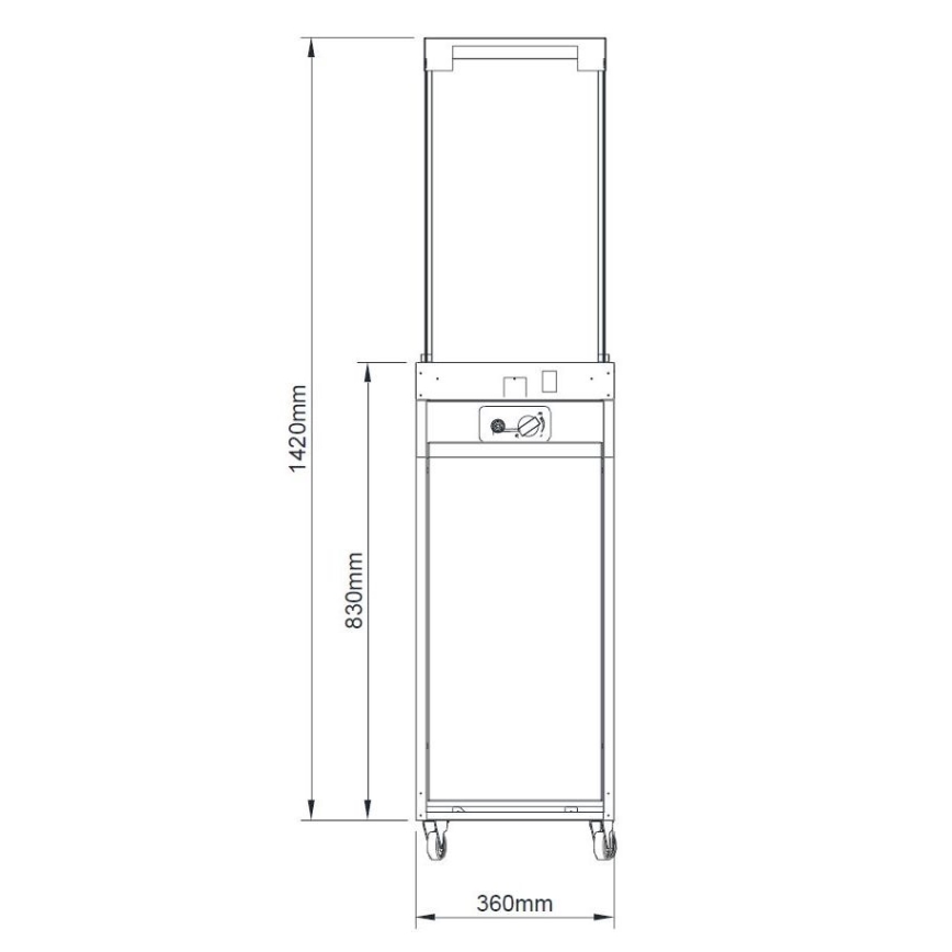 Brilagi - Camino a gas da esterno FLARO GAS 142x36 cm 8kW 1xAAA beige + copertura protettiva