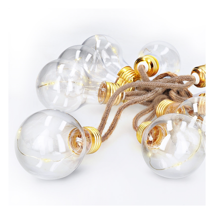 Brilagi - Catena decorativa a LED 10xLED/3xAA 1,8m bianco caldo