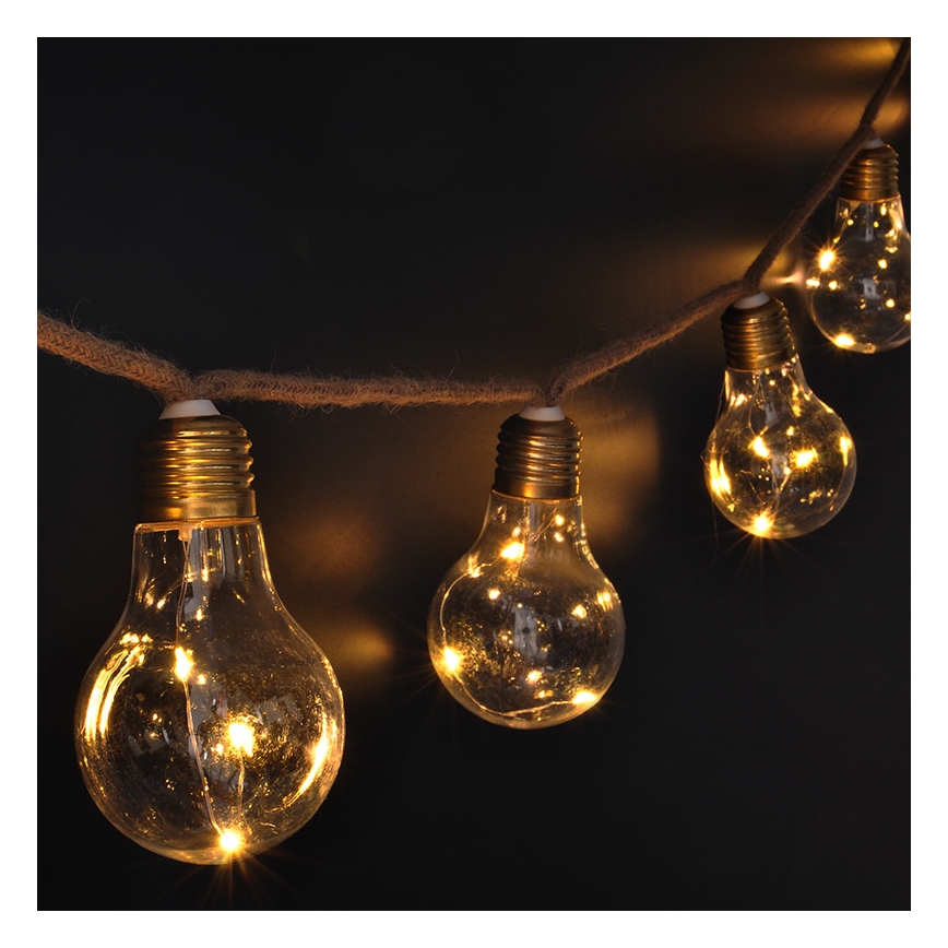 Brilagi - Catena decorativa a LED 10xLED/3xAA 1,8m bianco caldo