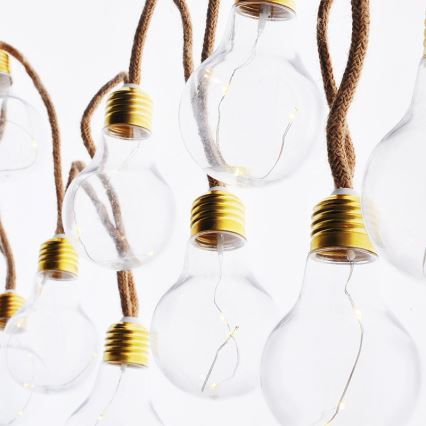 Brilagi - Catena decorativa a LED 10xLED/3xAA 1,8m bianco caldo