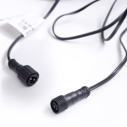 Brilagi - Catena decorativa LED da esterno GIRLANDA 25xE12/0,36W/24V 20m nera IP44 bianco caldo