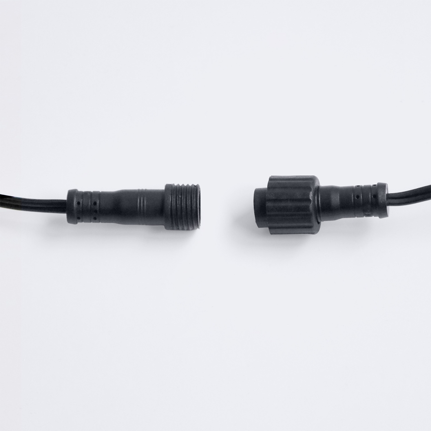 Brilagi - Catena decorativa LED da esterno GIRLANDA 25xE12/0,36W/24V 20m nera IP44 bianco caldo