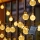 Brilagi- Catena decorativa solare a LED BUBBLE 200xLED/8 funzioni 20m IP65 bianco caldo