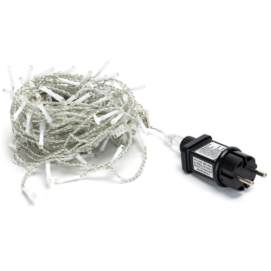 Brilagi - Catena LED da esterno 200 LED/8 funzioni 13x0,6m IP44 bianco caldo