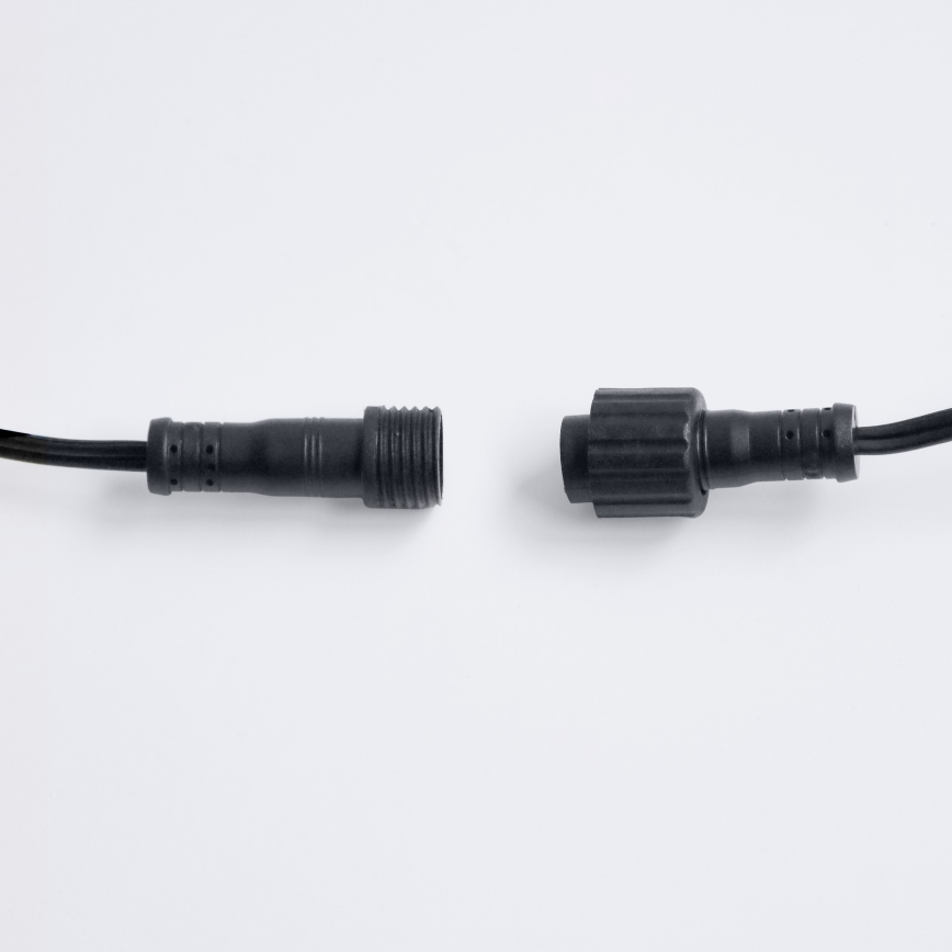 Brilagi - Ghirlanda decorativa LED per esterni 10xE12/0,6W/230V, 8 m, nero, IP44, bianco caldo