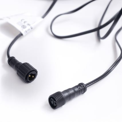 Brilagi - Ghirlanda decorativa LED per esterni 10xE12/0,6W/230V, 8 m, nero, IP44, bianco caldo