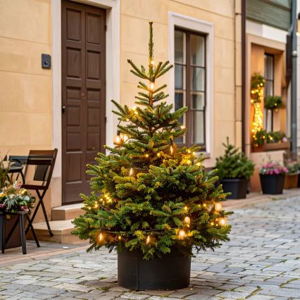 Brilagi - catena luminosa decorativa da esterno 10x LED / 3x AA 3,2 m IP44 bianco caldo