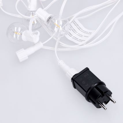 Brilagi - Catena luminosa decorativa da esterno a LED GIRLANDA 10xE12/0,6W/230V 8m bianco IP44 bianco caldo