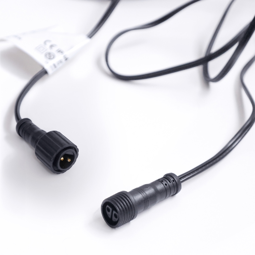 Brilagi - Catena luminosa decorativa LED da esterno GIRLANDA 10xE12/0,6W/230V 8m nero IP44 bianco caldo