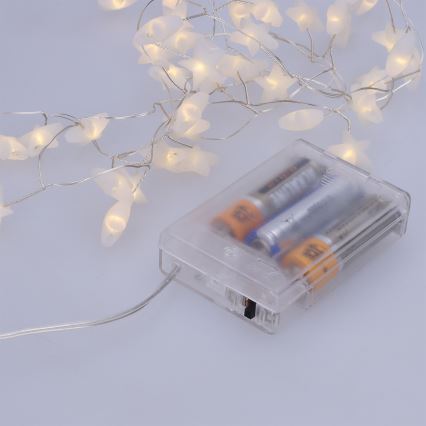 Brilagi - Catena luminosa LED 40xLED/3xAA 1,8 m, bianco caldo, stelle