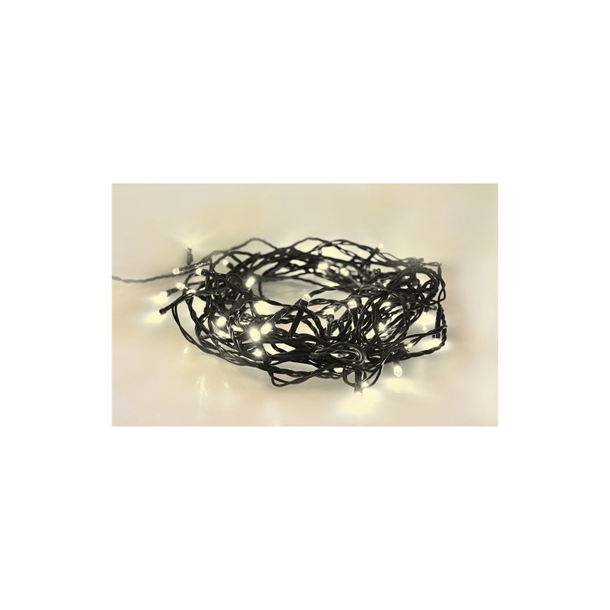 Brilagi - Catena luminosa LED per esterni 100 LED/8 funzioni 13 m IP44 bianco caldo