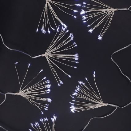 Brilagi - Catena luminosa LED per esterni 150xLED 5m IP44 bianco freddo effetto scintillante