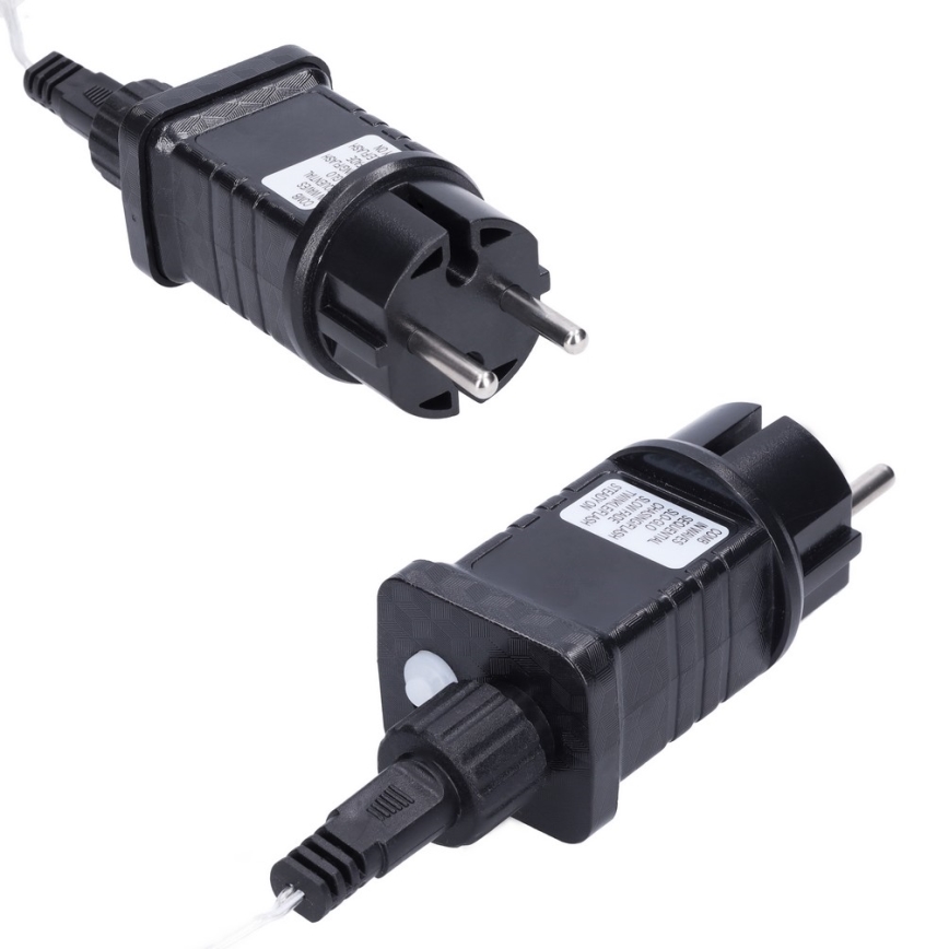 Brilagi - Catena luminosa LED da esterno 360 LED/8 modalità, 14 m, IP44, bianco caldo, effetto ghiaccioli