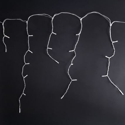 Brilagi - Catena luminosa LED per esterni 400 LED/8 funzioni 23 m IP44 bianco freddo