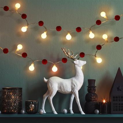 BRILAGI - catena luminosa LED per Natale 20xLED/2xAA 1,8m bianco caldo