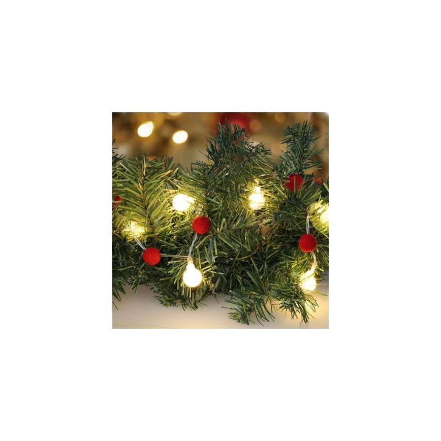 BRILAGI - catena luminosa LED per Natale 20xLED/2xAA 1,8m bianco caldo