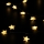 Brilagi - Catena luminosa natalizia a LED 40xLED/3xAA 1,8m bianco caldo stelle