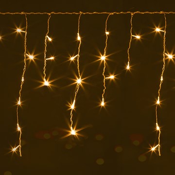 Brilagi - Catena luminosa natalizia a LED da esterno 400 LED/8 funzioni 23 x 0,6 m IP44 bianco caldo