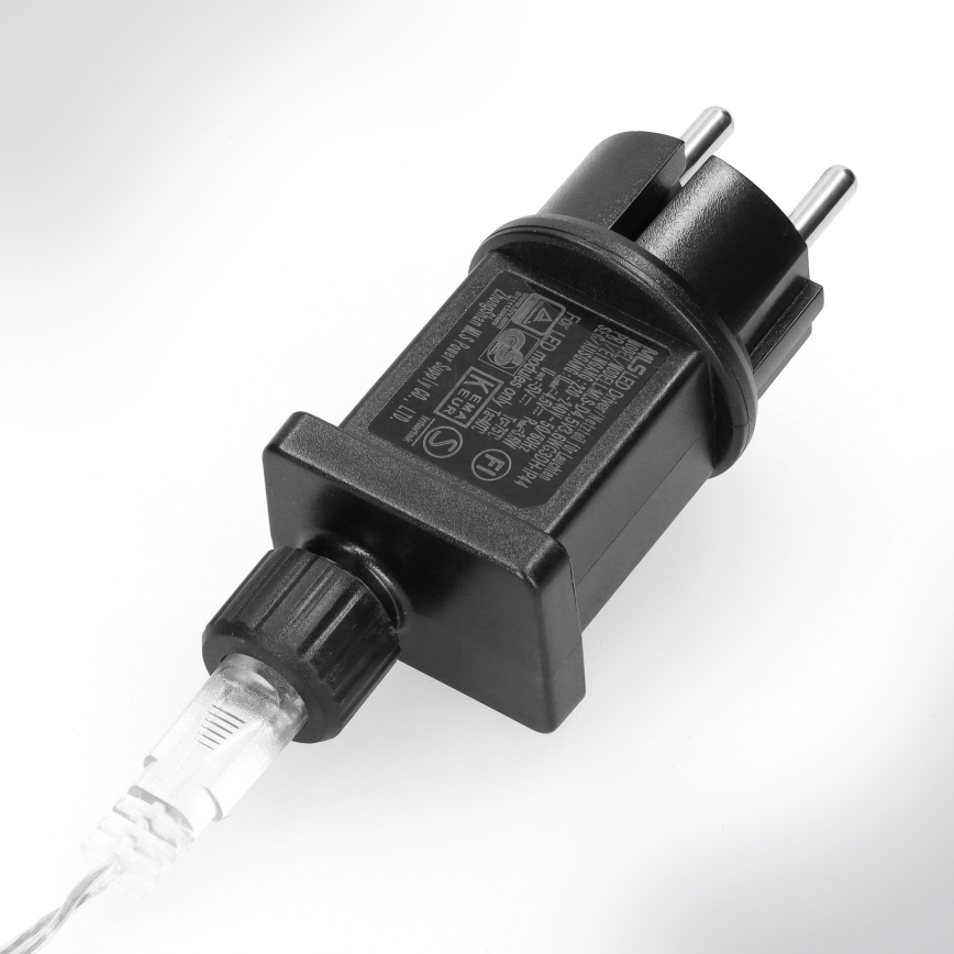Brilagi - Catena luminosa natalizia a LED per esterni 150 LED 5 m IP44 bianco caldo effetto fuochi d'artificio