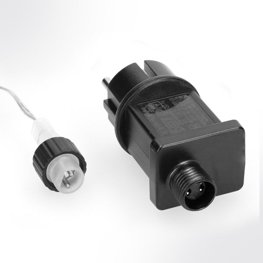 Brilagi - Catena luminosa natalizia LED da esterno, 150 LED, 5 m, IP44, bianco caldo, effetto scintillante