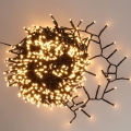 BRILAGI - Catena luminosa natalizia LED da esterno 800 LED, 21 m, IP44, bianco caldo