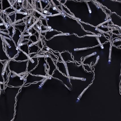 Brilagi - Catena luminosa natalizia LED per esterni 400 LED/8 funzioni 23 m IP44 bianco freddo