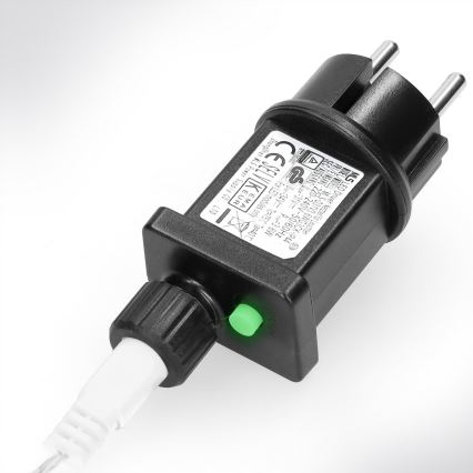 Brilagi - Catena luminosa natalizia LED per esterni 400 LED/8 funzioni 23 m IP44 bianco freddo