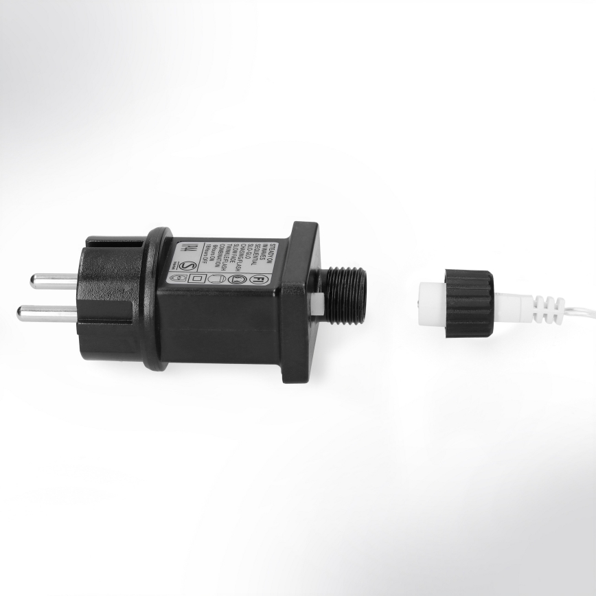 Brilagi - Catena luminosa natalizia LED per esterni 400 LED/8 funzioni 23 m IP44 bianco freddo