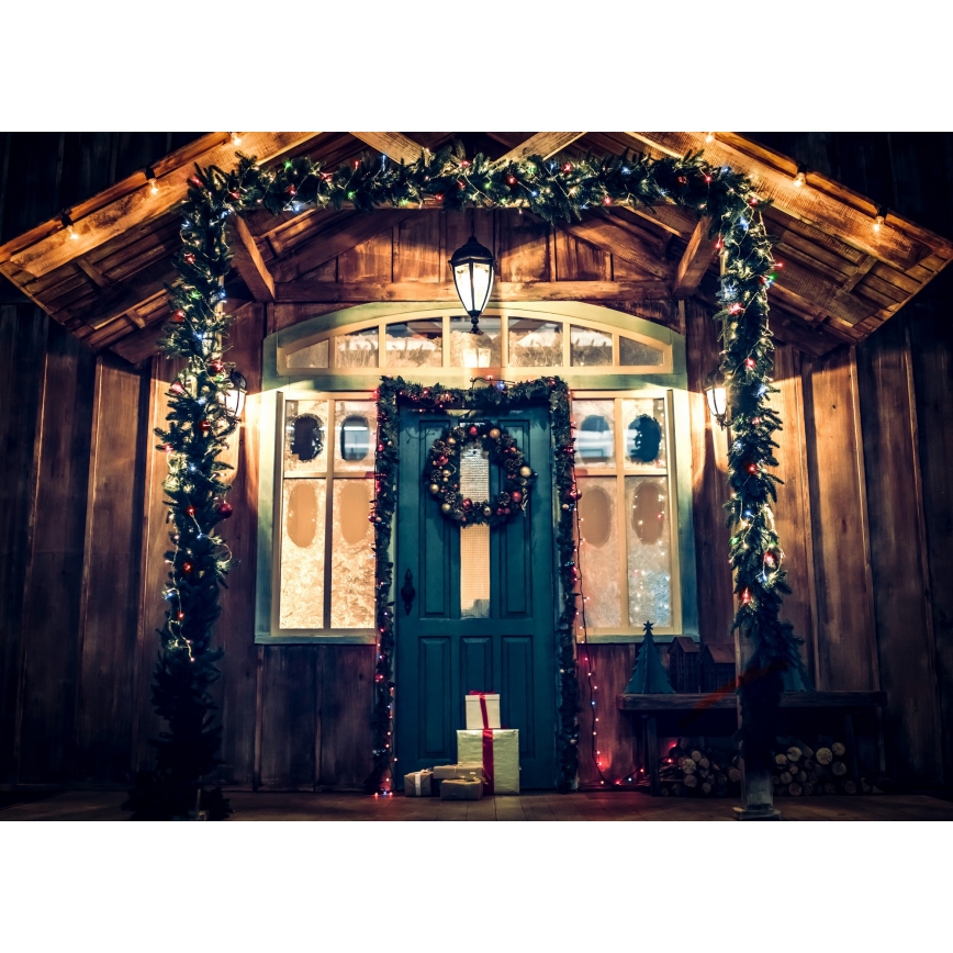 Brilagi - Catena luminosa natalizia per esterni a LED, 200 LED, 2 funzioni, 25 m, IP44, multicolore