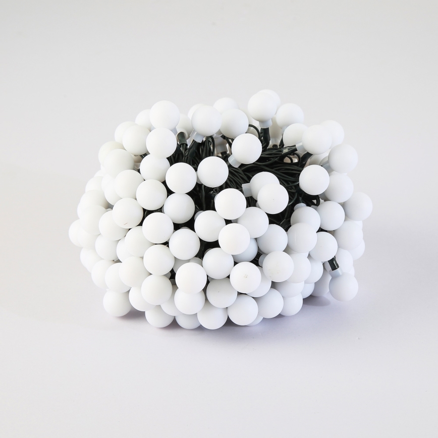 Brilagi - Catena luminosa decorativa solare BUBBLE, 200 LED/8 funzioni, 20 m, IP65, bianco caldo, 800 mAh