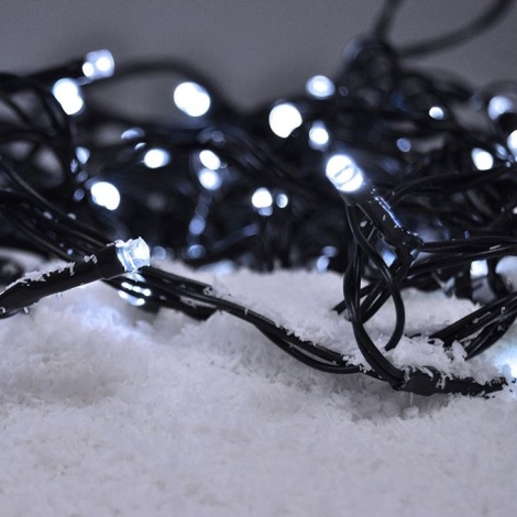 Brilagi - Catena natalizia LED da esterno 500xLED/8 funzioni 55m IP44 bianco freddo