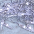 Brilagi - Catena natalizia LED da esterno 50xLED/8 funzioni/3xAA 8m IP44 bianco freddo