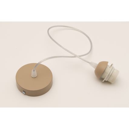 Brilagi - Cavo di alimentazione PARTY 1xE27/60W/230V Ø 10 cm beige