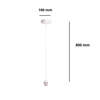 Brilagi - Cavo di alimentazione PARTY 1xE27/60W/230V Ø 10 cm bianco