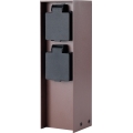 Brilagi - Colonna prese da esterno PILLAR 2Z SCHUKO 230V IP44 marrone