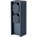 Brilagi - Colonnina da esterno PILLAR 2Z SCHUKO 230V IP44 antracite