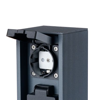 Brilagi - Colonnina da esterno PILLAR 2Z SCHUKO 230V IP44 antracite
