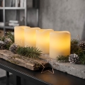 BRILAGI - Confezione da 4 candele LED LED/1xCR2032 color crema + timer