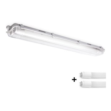 Brilagi - Corpo illuminante LED tecnico antipolvere OPTIMA T8 2xG13/9W/230V 4000K IP65 67,5 cm