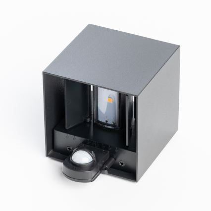 BRILAGI - Applique da esterno con sensore CUBE LED/6W/230V antracite IP65
