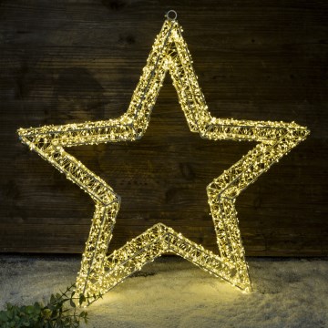 Brilagi - Decorazione di Natale LED per esterni, stella, 6W, 230V, IP44