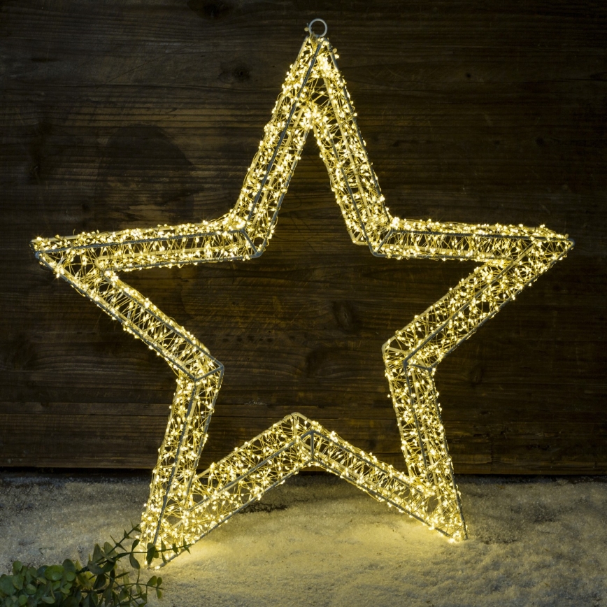 Brilagi - Decorazione di Natale LED per esterni, stella, 6W, 230V, IP44