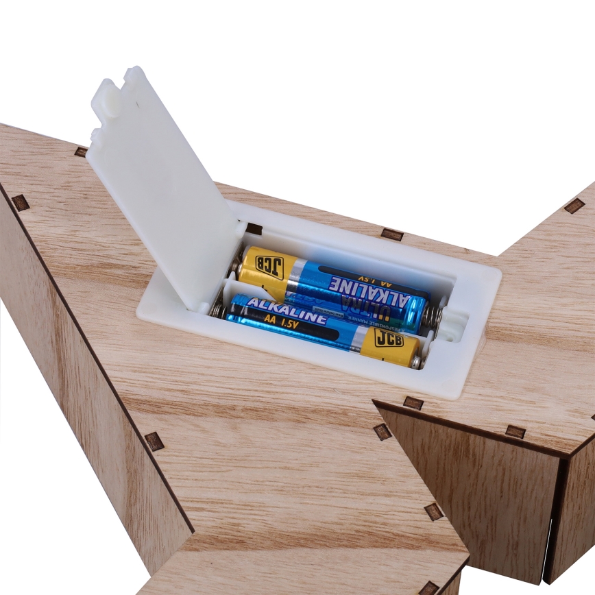 Brilagi - Decorazione natalizia a LED, 2x AA, 38x40 cm, stella