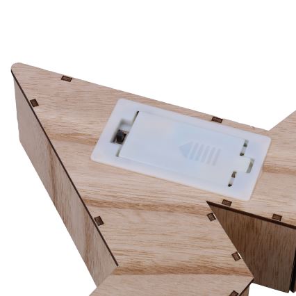 Brilagi - Decorazione natalizia a LED, 2x AA, 38x40 cm, stella